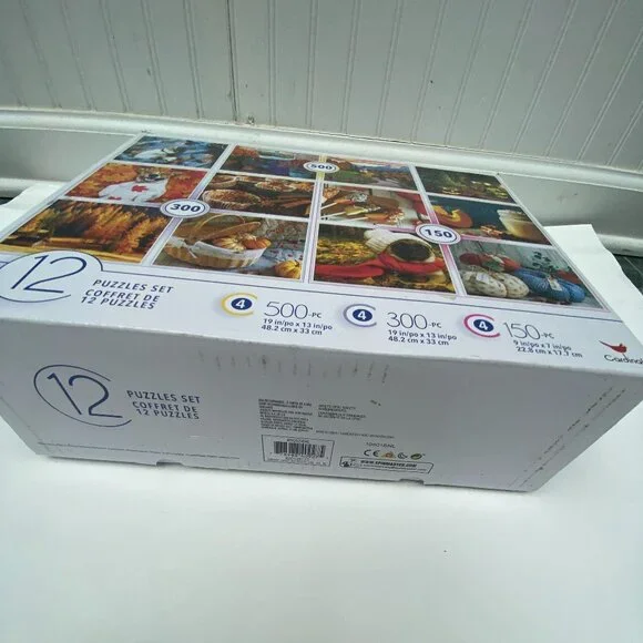 12 assorted puzzles Cardinal puzzles jigsaw - Picture 3 of 7